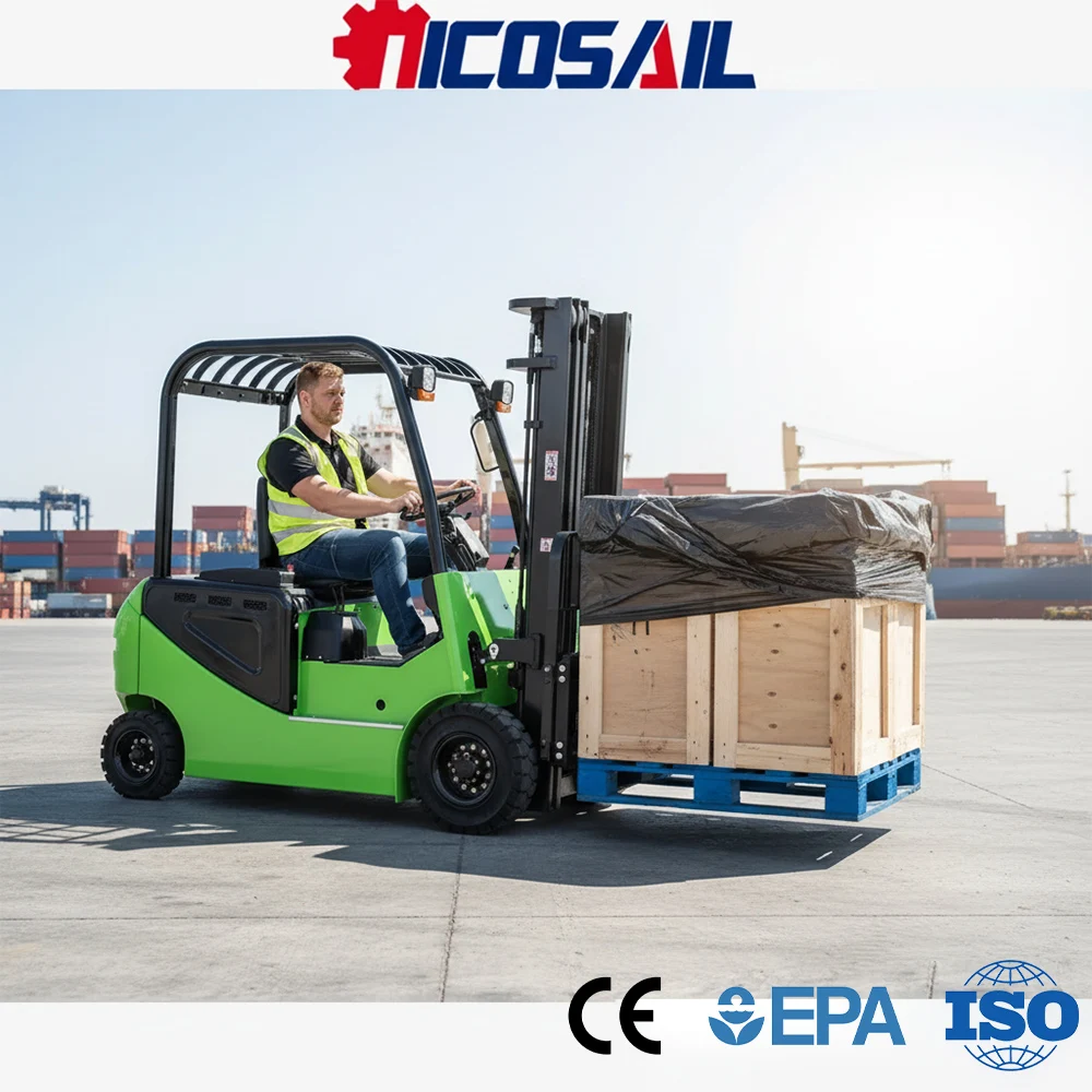 Mini Electric Forklift CE Certified Compact Battery Powered High Load Capacity Easy Operation Suitable for Warehouse Factory
