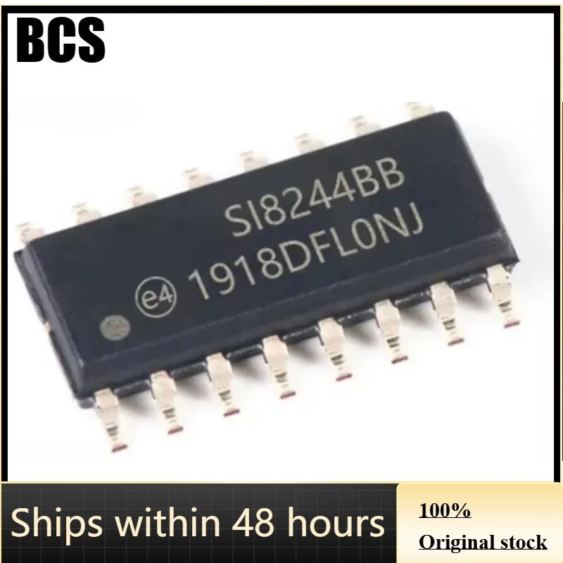 5/10PCS 100% New original SI8244BB-D-IS1R SI8244BB-D-IS1 SI8244BB SOP-16 Chipset Original stock