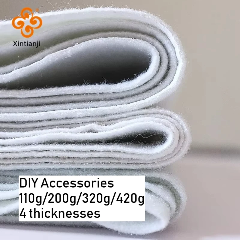 Iron on Interfacing Fabric Non-Woven Single Sided Adhesive Fusible Fleece DIY Cloth Bag Craft Thick Lining Sewing Accessories