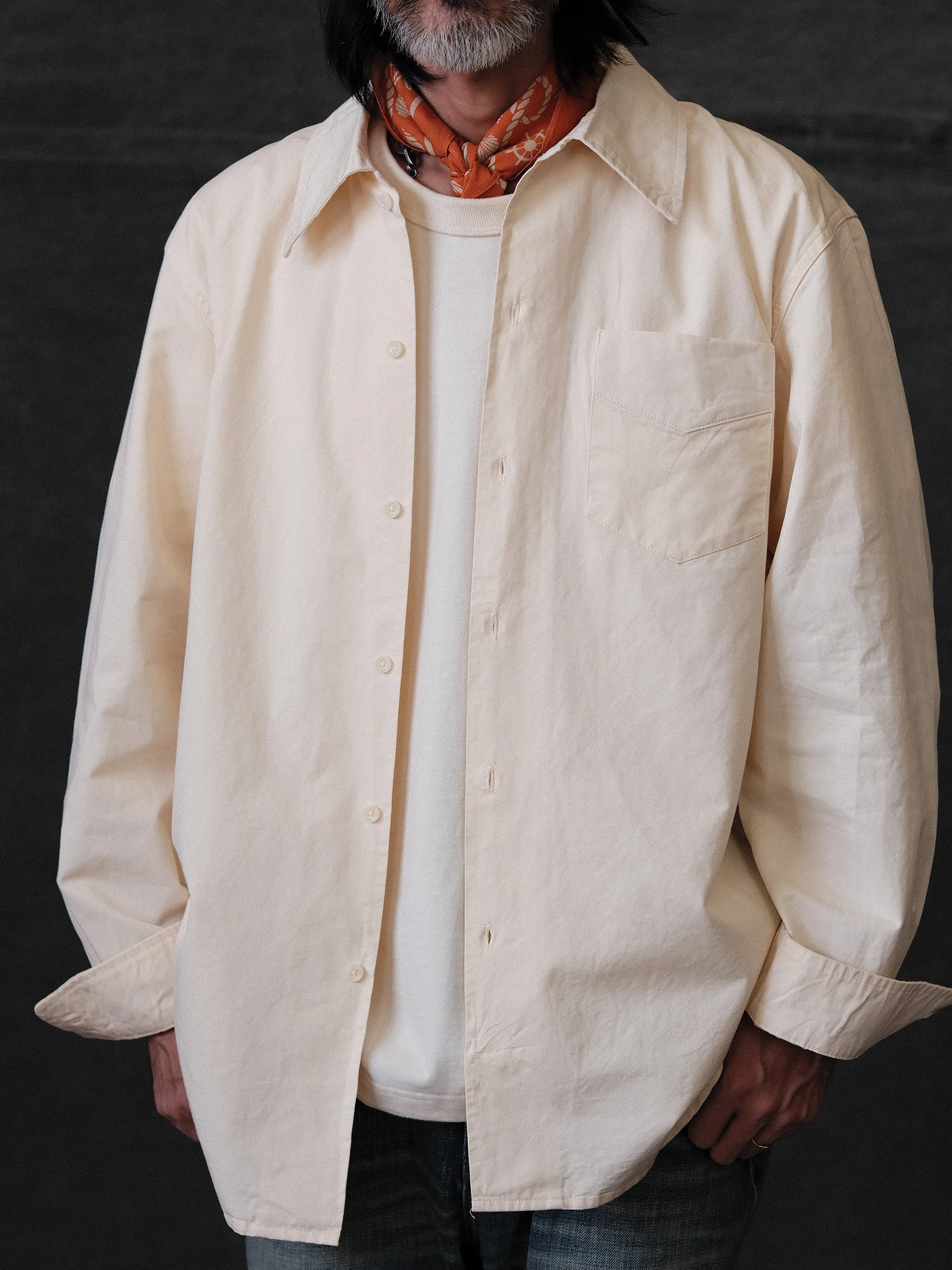 

Classic Versatile Loose Long Sve irt Labour Union LU835 arp Collar Color Four Seasons Universal Loose Fit Daily ...