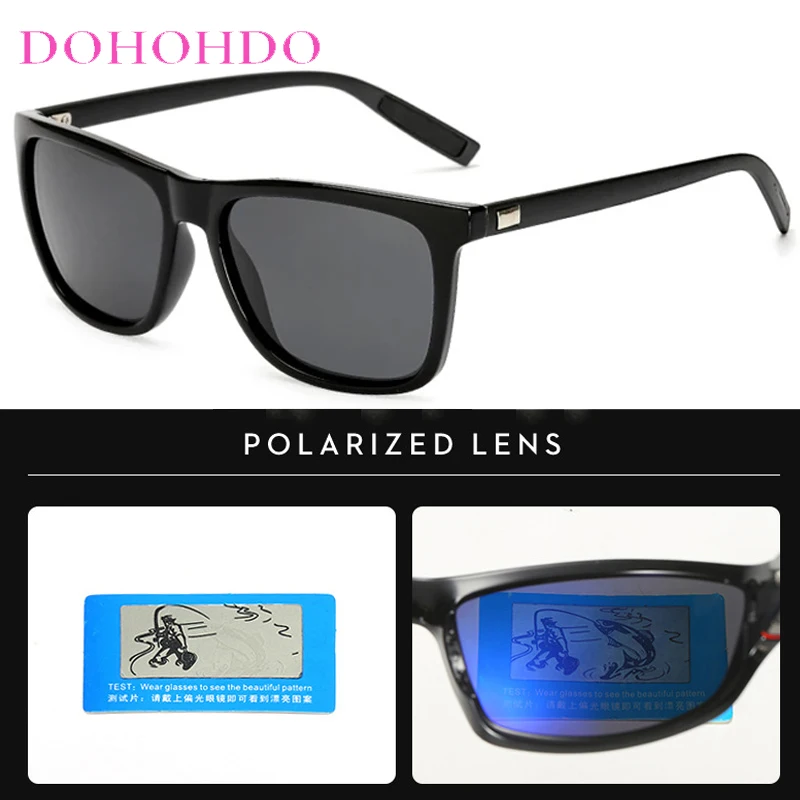 

New Designer Square Night Vision Polarized Sunglasses Women Classic Brand Outdoor Sports Driving UV400 Anti-Glare Men Goggles