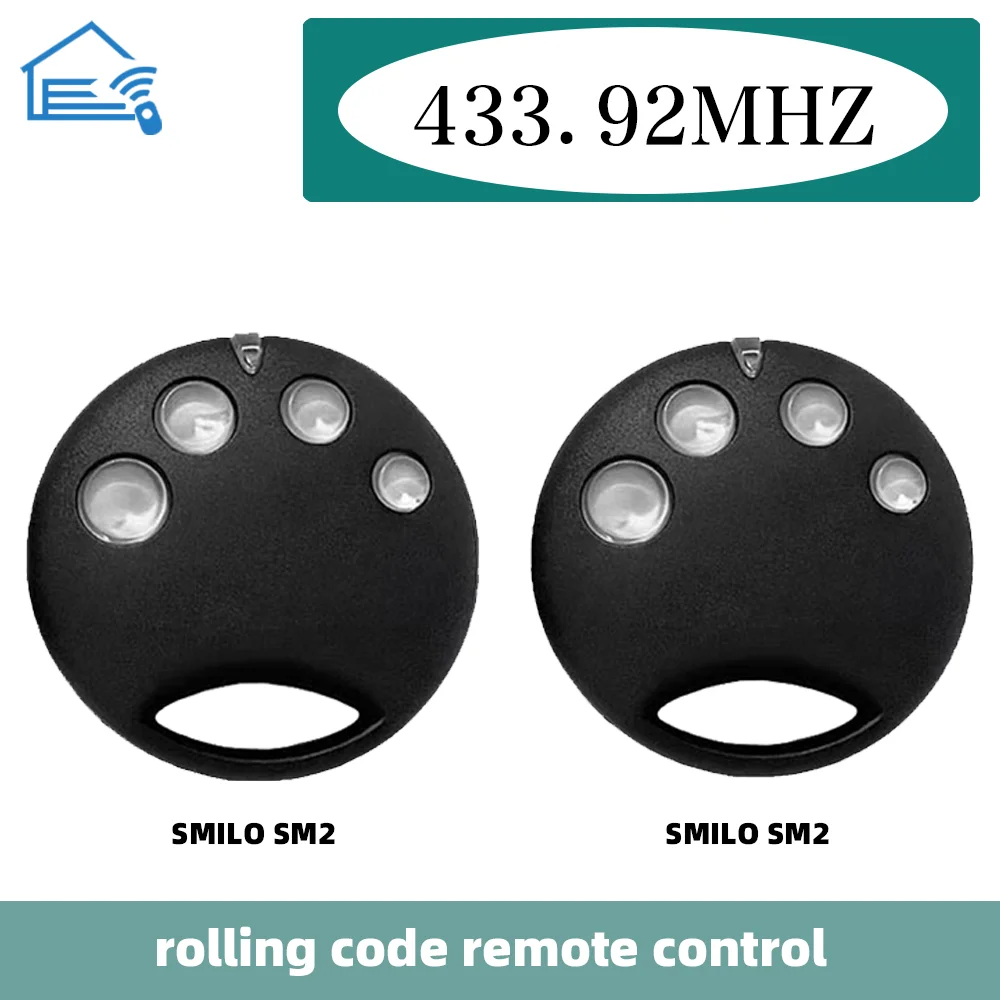 SMILO SM2 SM4 باب المرآب التحكم عن بعد 433.92 ميجا هرتز رمز المتداول ل SMXI SMX2R SMX2 SMXIS OXI OX2 استقبال تحكم المحرك