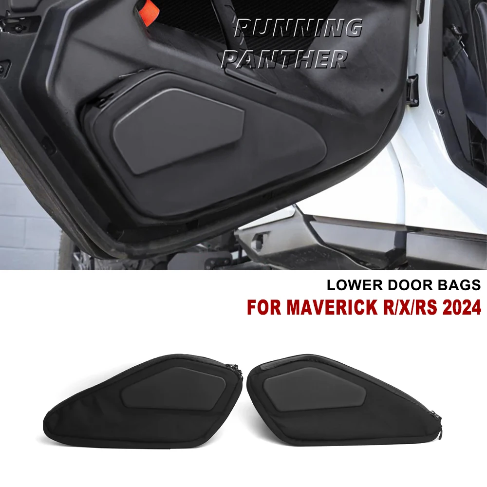 

NEW FOR Can-Am MAVERICK R UTV 2024 - Lower Door Bags 5L Capacity Tool Storage Pack Kit Accessories For Can Am Maverick R