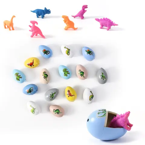 Magic Growing Dinosaur Egg - Hatch & Grow Dinosaur Toy - STEM Science Kit for Kids - Water Expanding Surprise Gift (12 PCS)