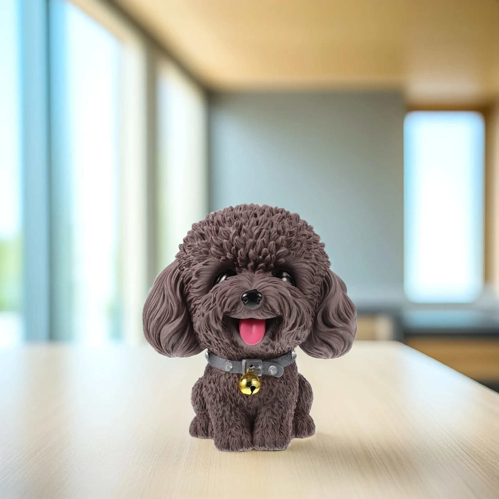 Vinyl Cartoon Hond Spaarpot Grote Capaciteit Onbreekbare Muntbank voor Kinderen Puppy Spaarpot Mooi Desktop Ornament