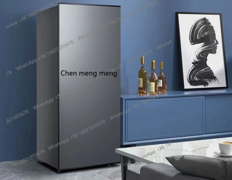 Vertical freezer drawer type household single temperature fully frozen side door three-dimensional large freezer refrigerator