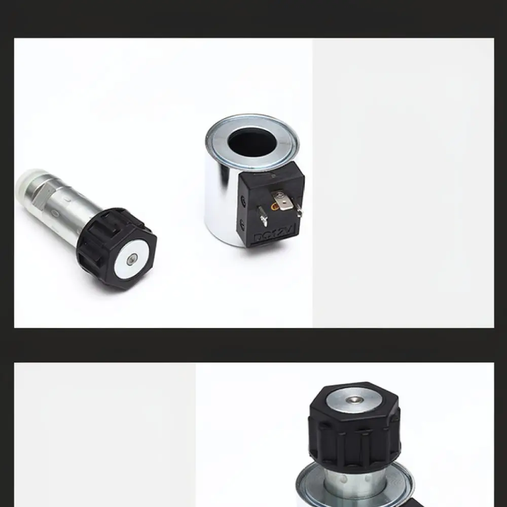 Durable MFZ12 37YC Solenoid Valve Coil Copper Core Hydraulic System Replacement Industrial Machine Accessory