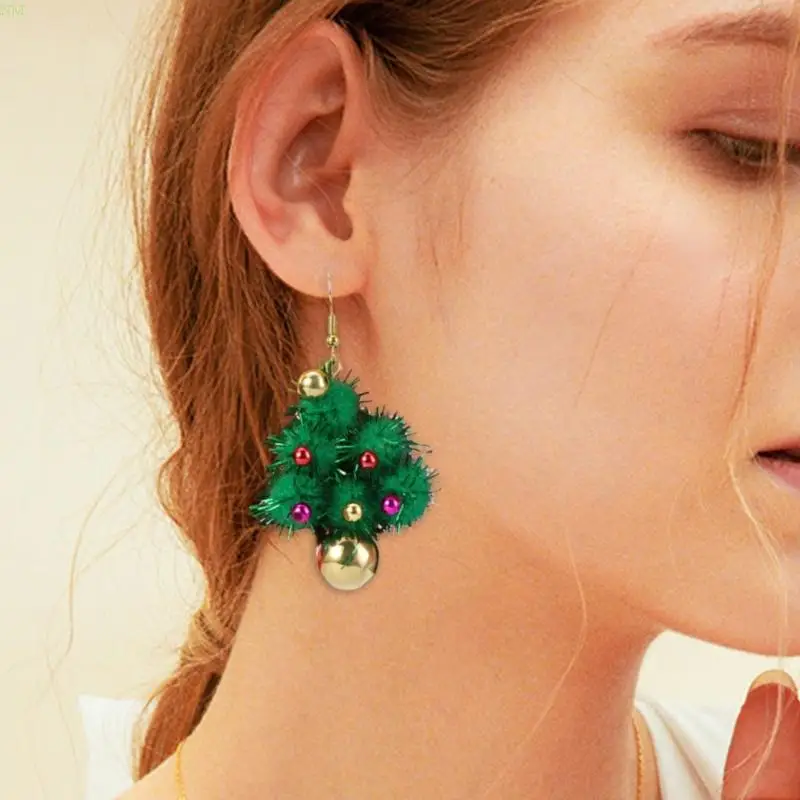 Stylish Christmas Earrings with Polished Fashion Accessory for Enhanced Outfits NM