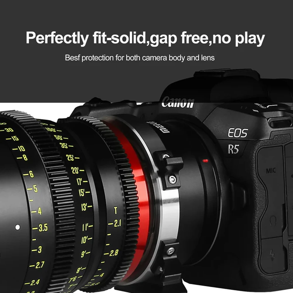 Meike Lens Adapter Manual Focus Converter for ARRI PL-Mount Cine Lens to Sony E Leica L Canon RF Mount Cameras