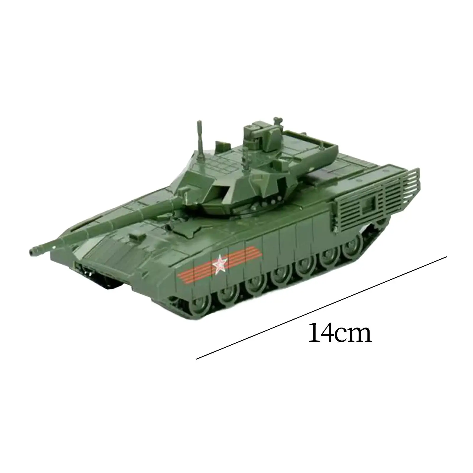 Tanque de juguete para niños, niñas, adultos, niños, regalo de cumpleaños, 1/72