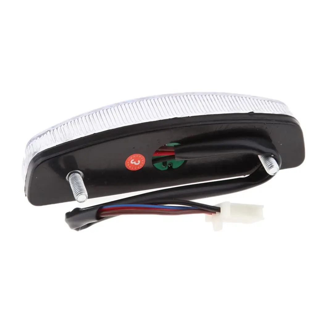 Super Bright Motorcycle Rear Tail Lamp LED Blinker Light Durable Plastic Taillight for Motorcycle ATV Quad Kart Cafe Racer