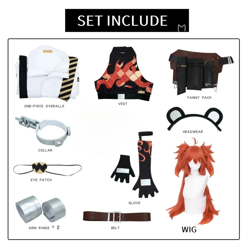 ZA01 Koleda Belobog Cosplay Zenless Zone Zero Carnaval Uniforme Peruca Anime Trajes de Halloween Mulheres GameZa0 @