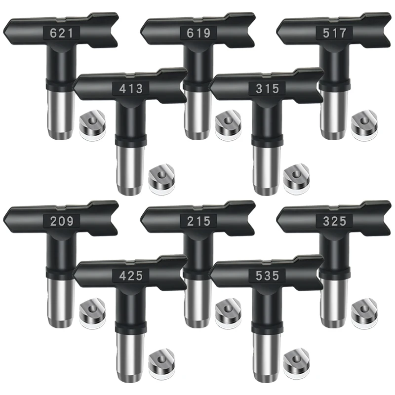 Durável Airless Pistola Dicas Seal Bico para Pintura Pulverizador Jardim Ferramentas Elétricas Reversão Ujung Nosel Semprot Tanpa Udara Conjunto