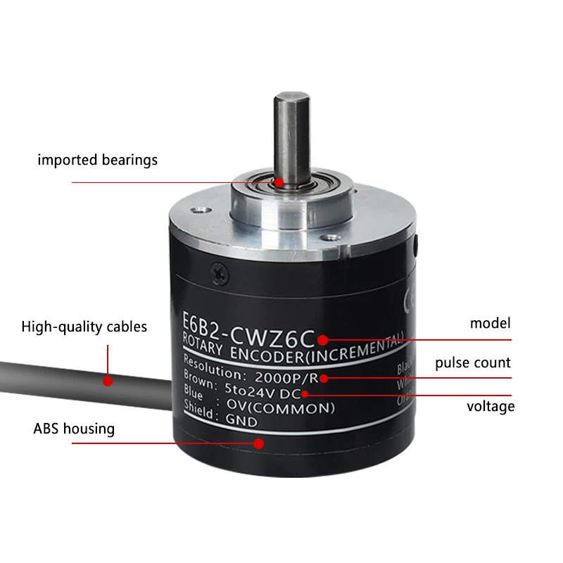 Rotating Incremental Encoder Accessory E6B2-CWZ6C