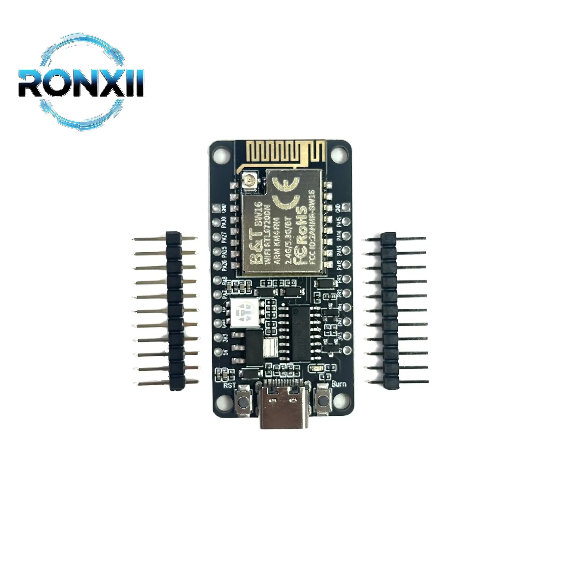 

BW16-Kit Development Board Dual-band WiFi Low-power Bluetooth Module Based On RTL8720DN With IPEX