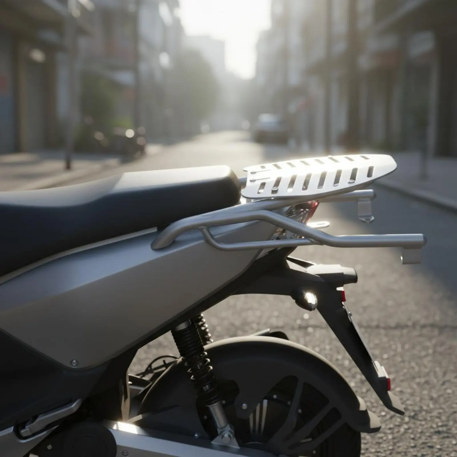 

Electric Scooter Rear Rack Extended Storage Scooter Tail Box Bracket Top Box Support Bracket Sturdy Universal Moped Luggage Rack