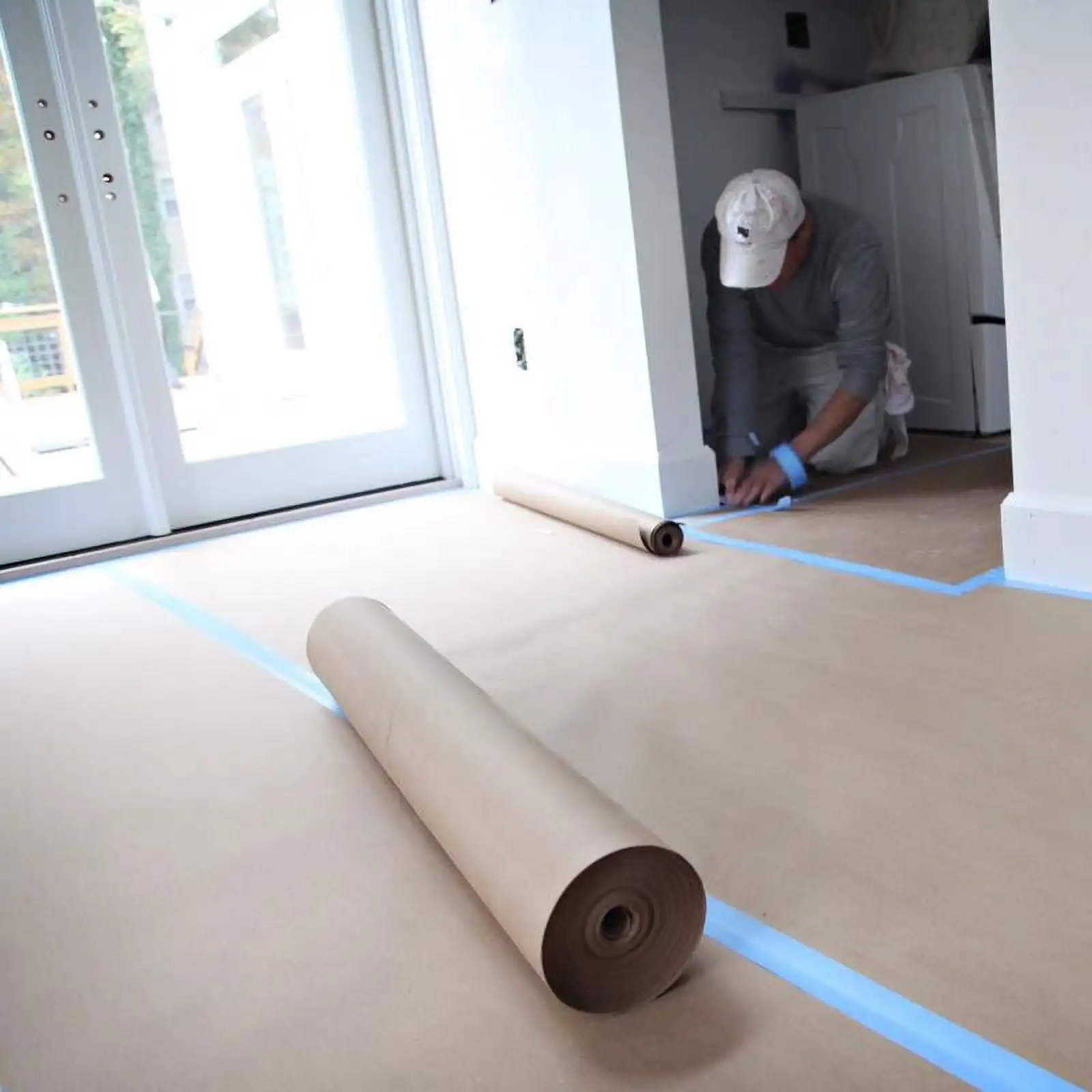 

Trimaco 35" W x 140 ft. L x 8 mil Kraft Flooring Paper 1 pk