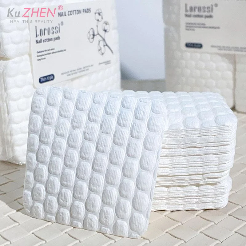 200/500 pçs almofada de algodão para unhas removedor de esmalte gel limpo guardanapos de manicure toalhetes sem fiapos limpador de algodão almofadas de papel verniz ferramenta