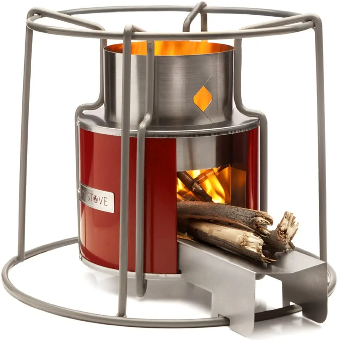 

2021 new design stainless steel Wood Pellet Rocket stove charcoal stove for Africa and America