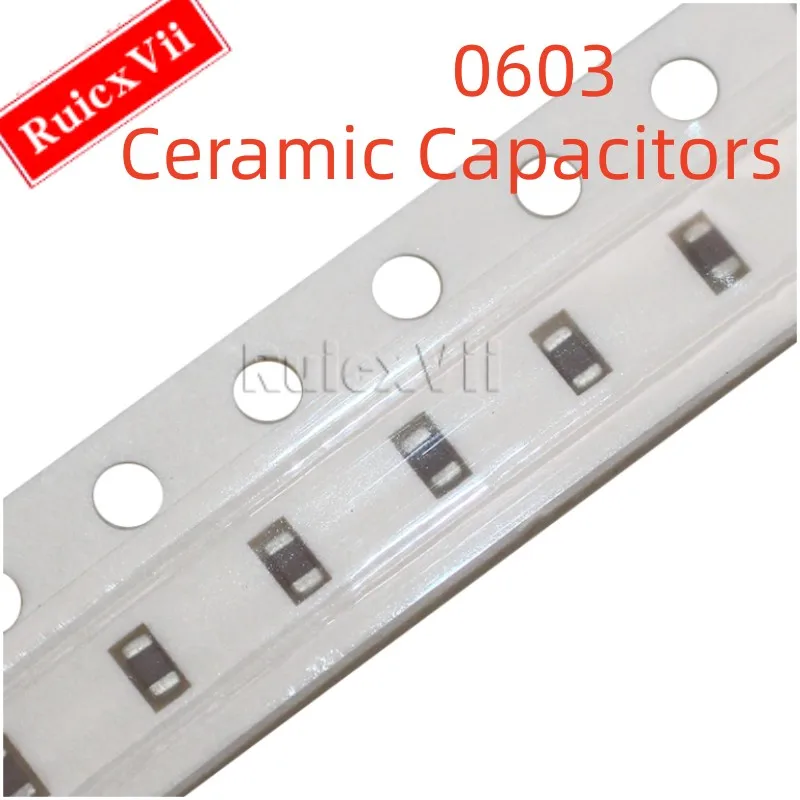 (100pcs) 0603 2.7NF 50V 100V 250V 10% 272K X7R 1608 kondensatory ceramiczne SMD