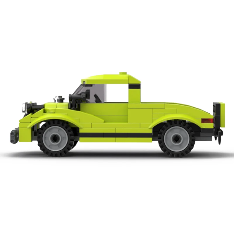 MOC-214977 Vintage Pickup Truck Building Block Model Brick Miniature DIY Beginner Small Particle Set Creative Gifts Boys 116PCS