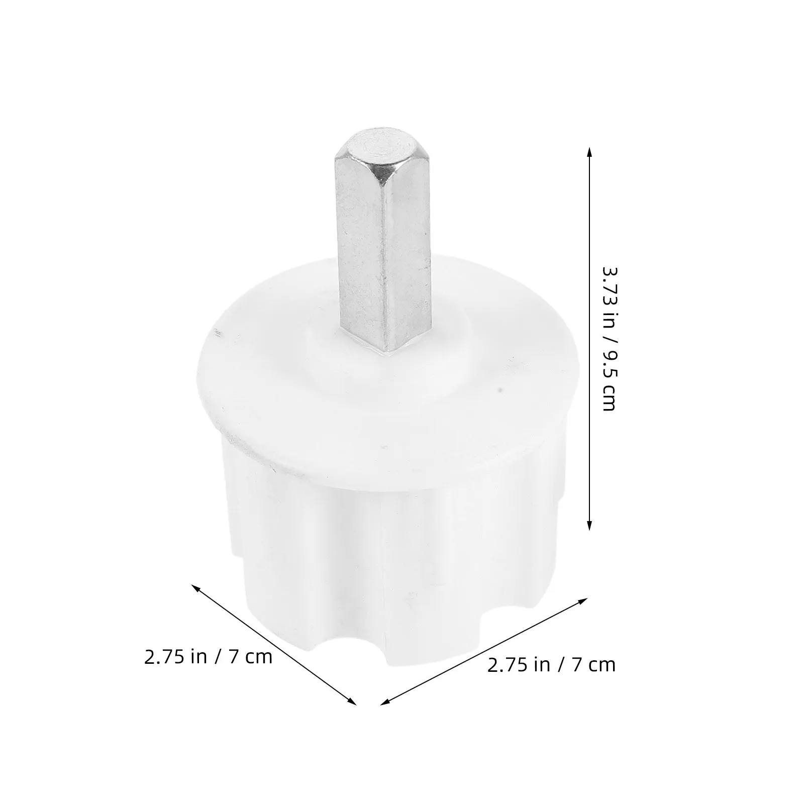 2Pcs Roller Shade Tube End Caps Round Sunshade Hardware Canopy Mounting Kit Patio Balcony Outdoor Awning Replacement