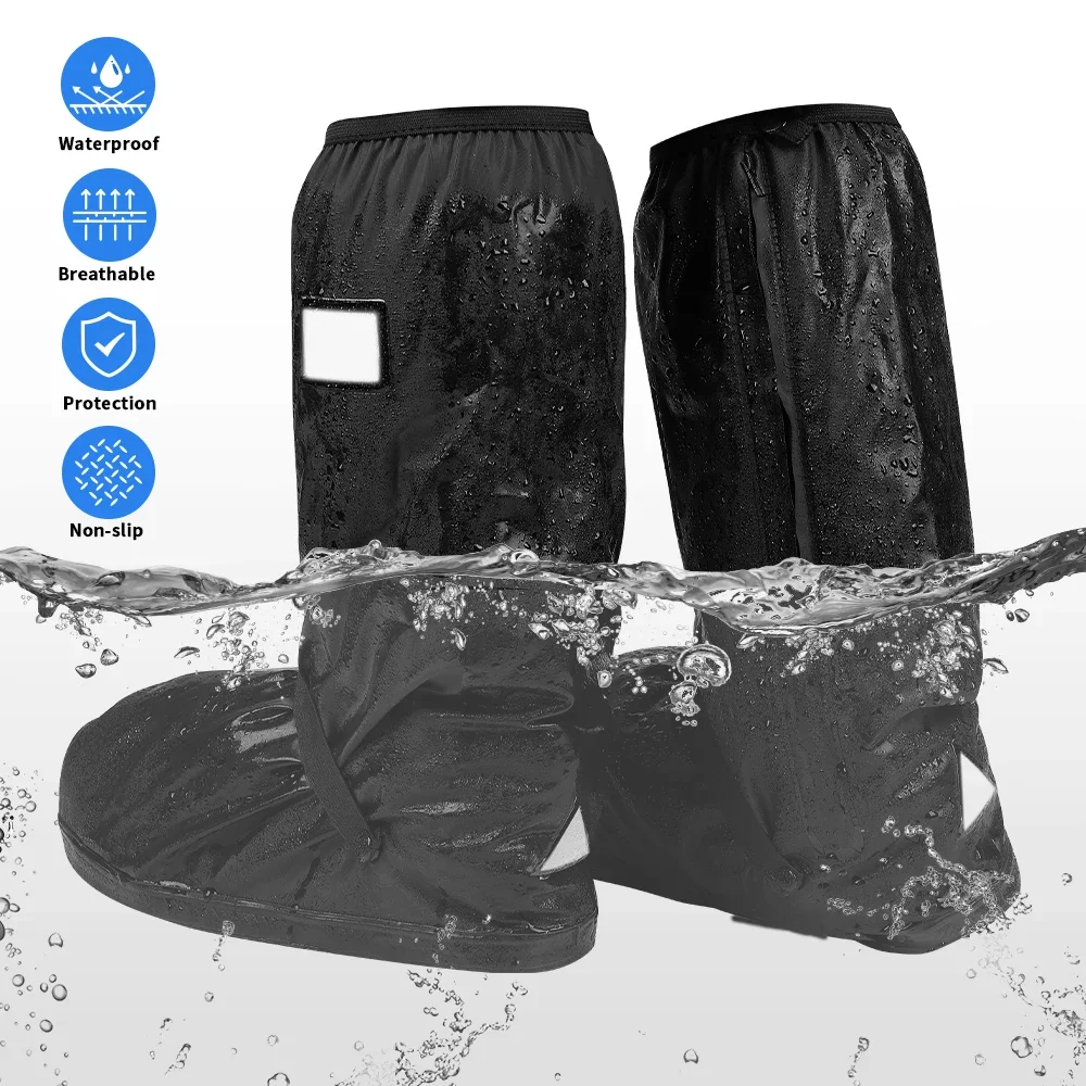 

Universal Men's Reusable Waterproof Rain Boot Shoes Covers for Motorcycle Cycling Bike UTV ATV For Can-am X3 For RZR