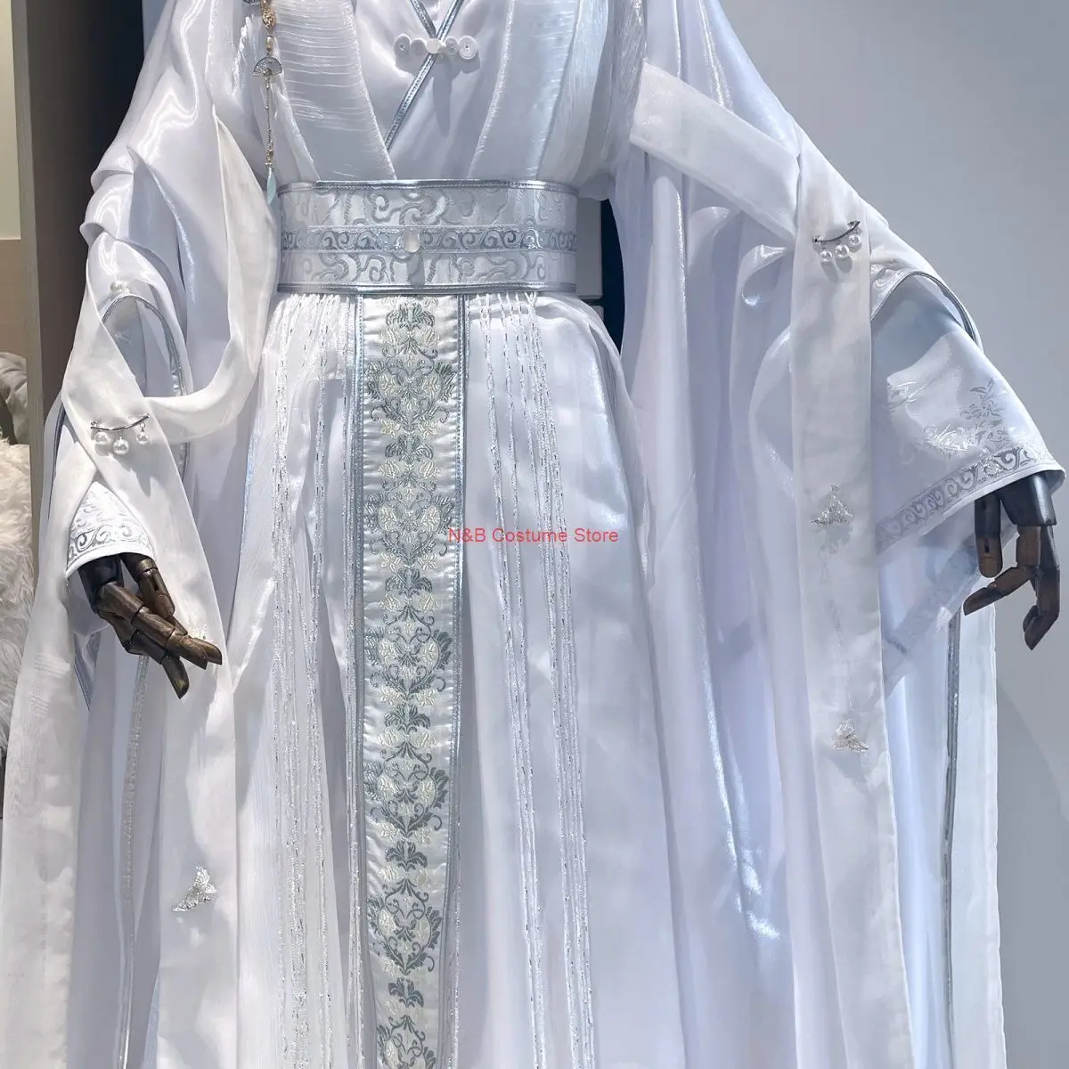 Anime Er Ha Chu Wanning White Fairy Halloween Cosplay Costume Shen Lanzhou Shi Qingxuan Ancient Costumes Super Immortal