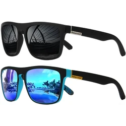 2Pack Fashion Rectangle Polarized Sunglasses for Men Women Vintage Brand Designer Sport Sun Glasses