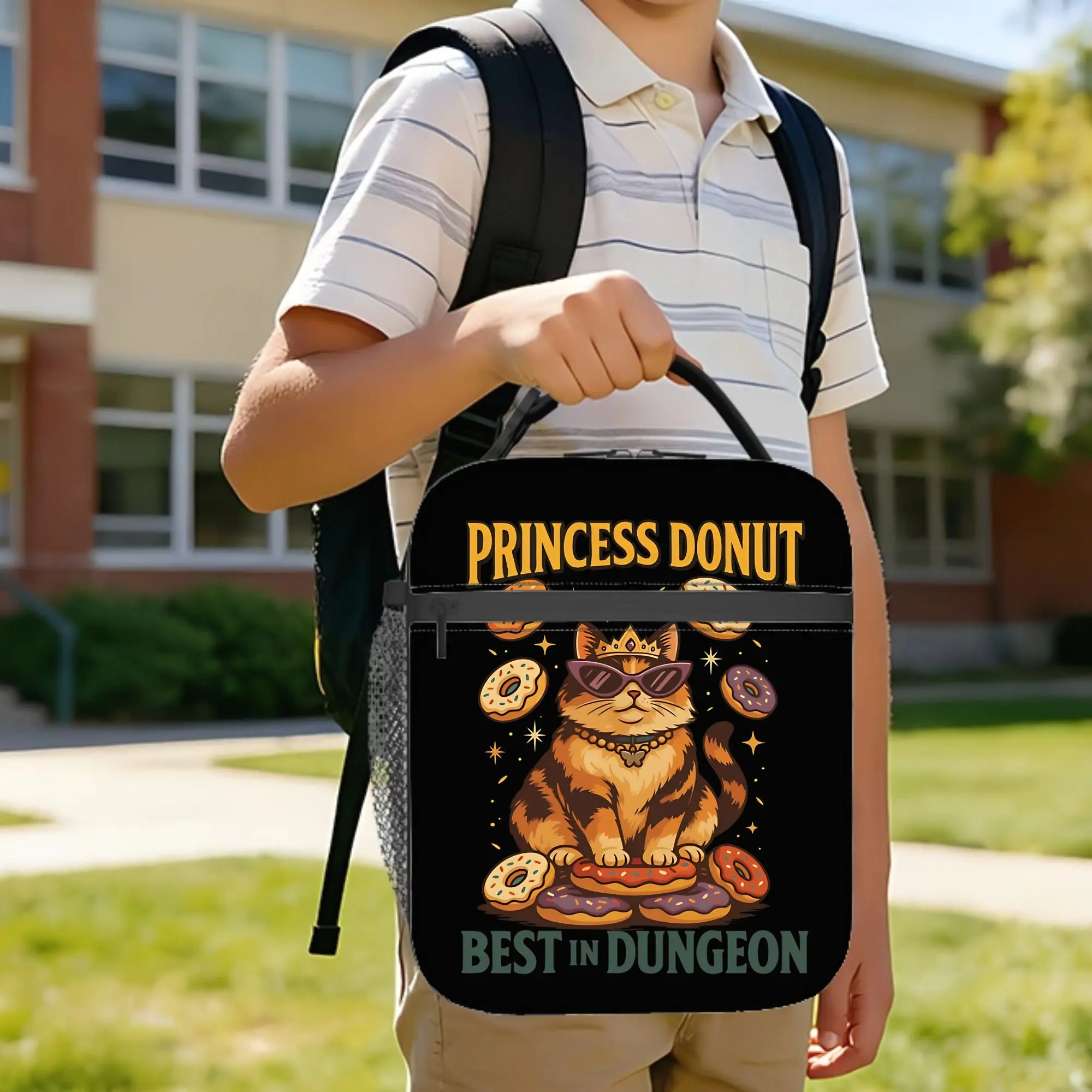 Dungeon Crawler Carl  Insulated Lunch Bags Thermal Bag Reusable,Meal Container  Leakproof Tote Lunch Box Food Handbags