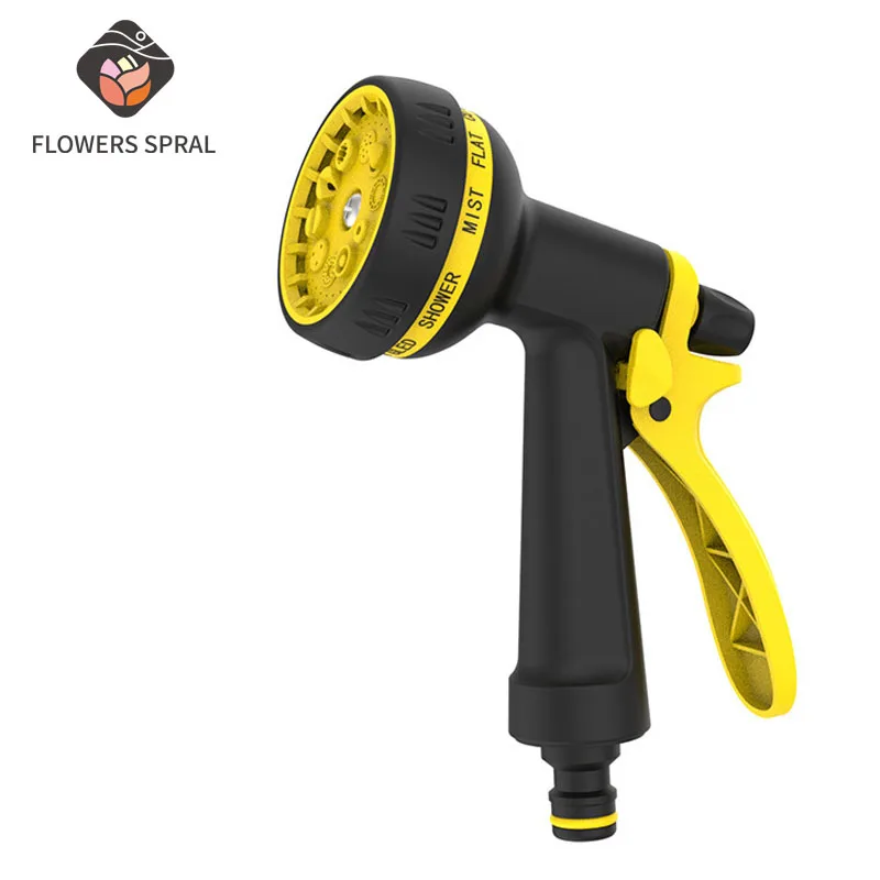 Hand-held Lawn Spray Watering Many Spray Modes Hose Sprinkle Nozzle High Pressure Water Gun Multifunction For Garden Washing Car
