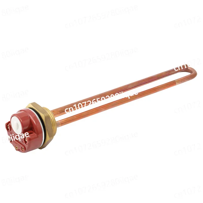 WNA-4 brass flanged copper 300mm electric heat  water heating element with thermostat