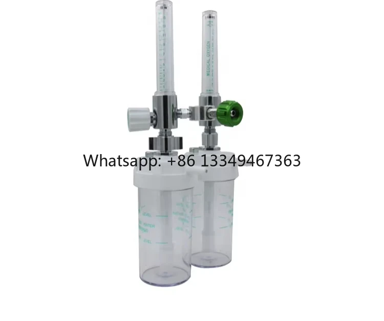 

Best price Double Tube Medical Oxygen Flowmeter Adjustable Anti-burst Flowmeter Oxygen Concentrator discount