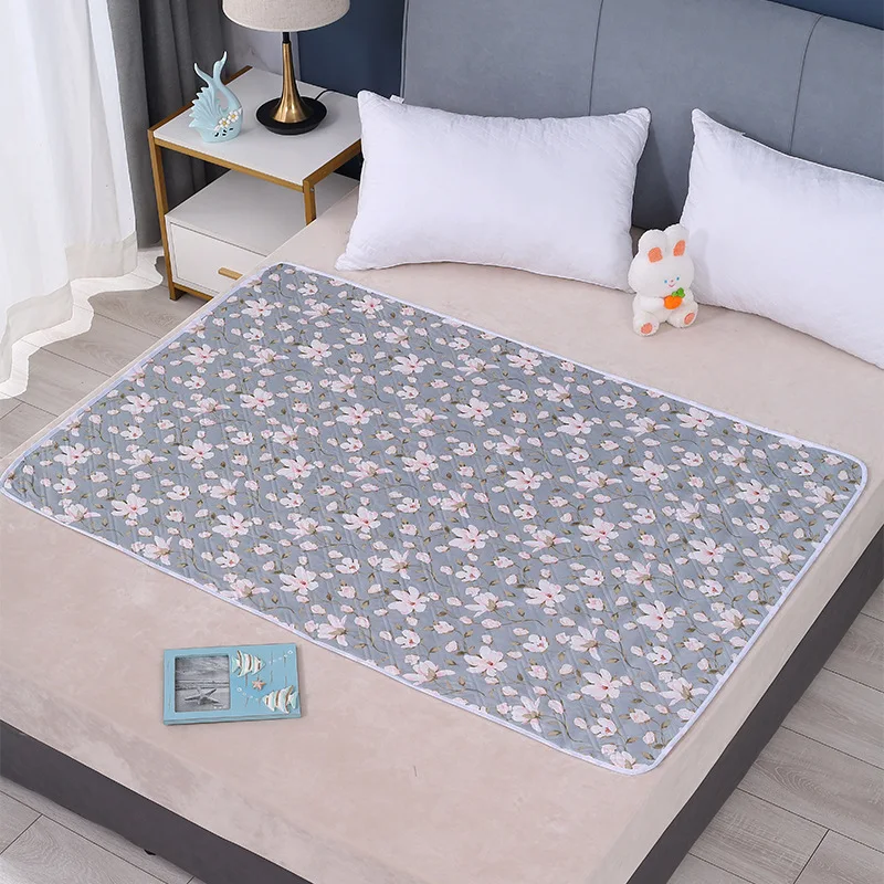 50*70 سنتيمتر قابل للغسل تنفس حامي فراش للطفل الصغار ، لطيف الكرتون الفراش منصات البول القماش غطاء ورقة مقاومة للماء #4