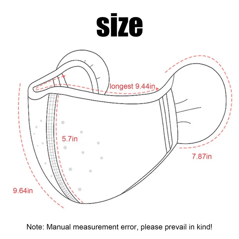 2 in 1 Winter Warm Earmuffs Ear Protection Face Cover Thermal Breathable Windproof Earmuffs for Men and Women Unisex