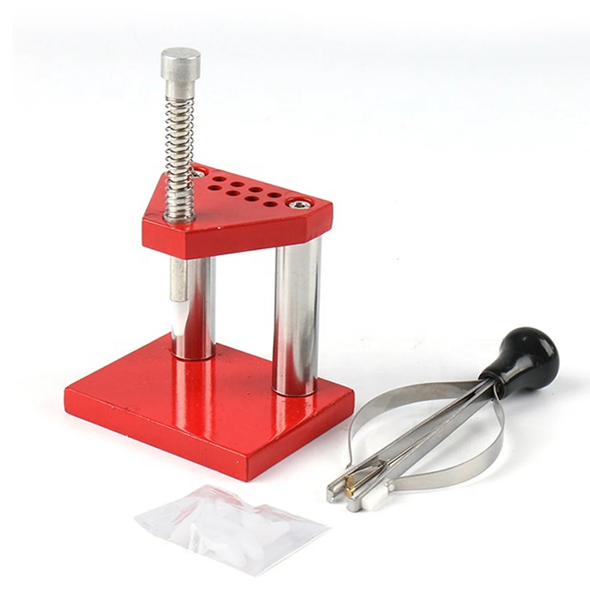 Watch Hand Needle Remover Presser Portable Wristwatch Plunger Puller Accurate Parts Watchmaker Repair Fittings Tools Red Machine