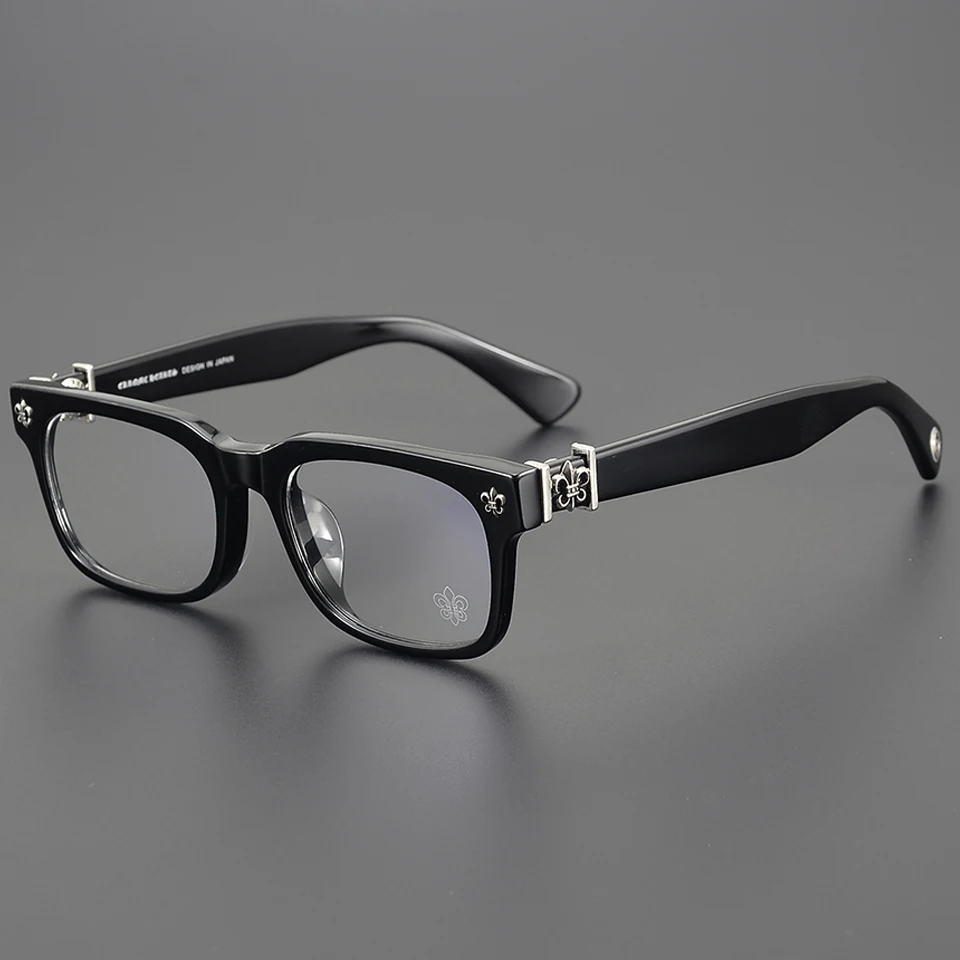 2024 New Acetate Luxury Women's Square Glasses Frame Classic Fashion Men's Optics Business Prescription Computer Myopia Glasses