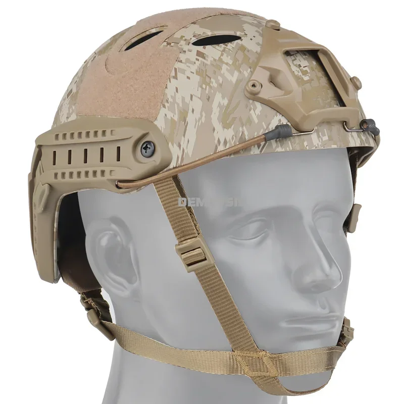 Tactical Helmet Fast PJ Type Airsoft Paintball Shooting Wargame Helmets CS Game Combat Head Protective Gear