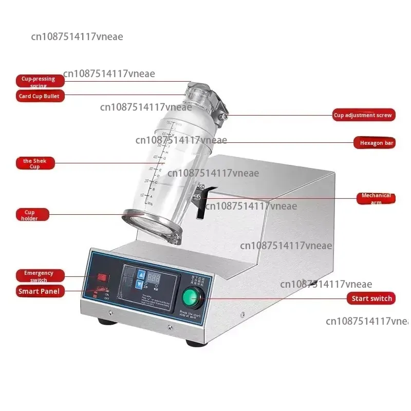 110V 220V Commercial Single-Head Milk Tea Shaker Horizontal Stainless Steel Lemon Tea Shaker Cup Machine Motor Commercial Mixer