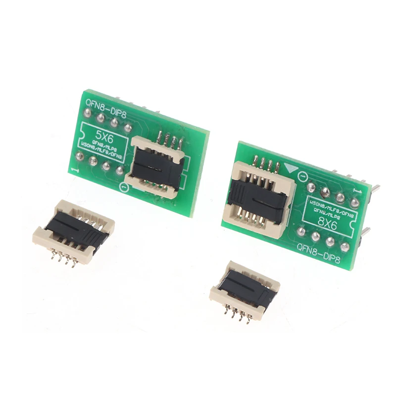 Imagem -02 - para Dip8 Adaptador 6*5 mm 6*8 ic Chips Soquete para Ch341a Tl866ii Mais Rt809h f T48 T56 Ezp2023 Programador Dfn8 Wson8 Mlf8 Qfn8