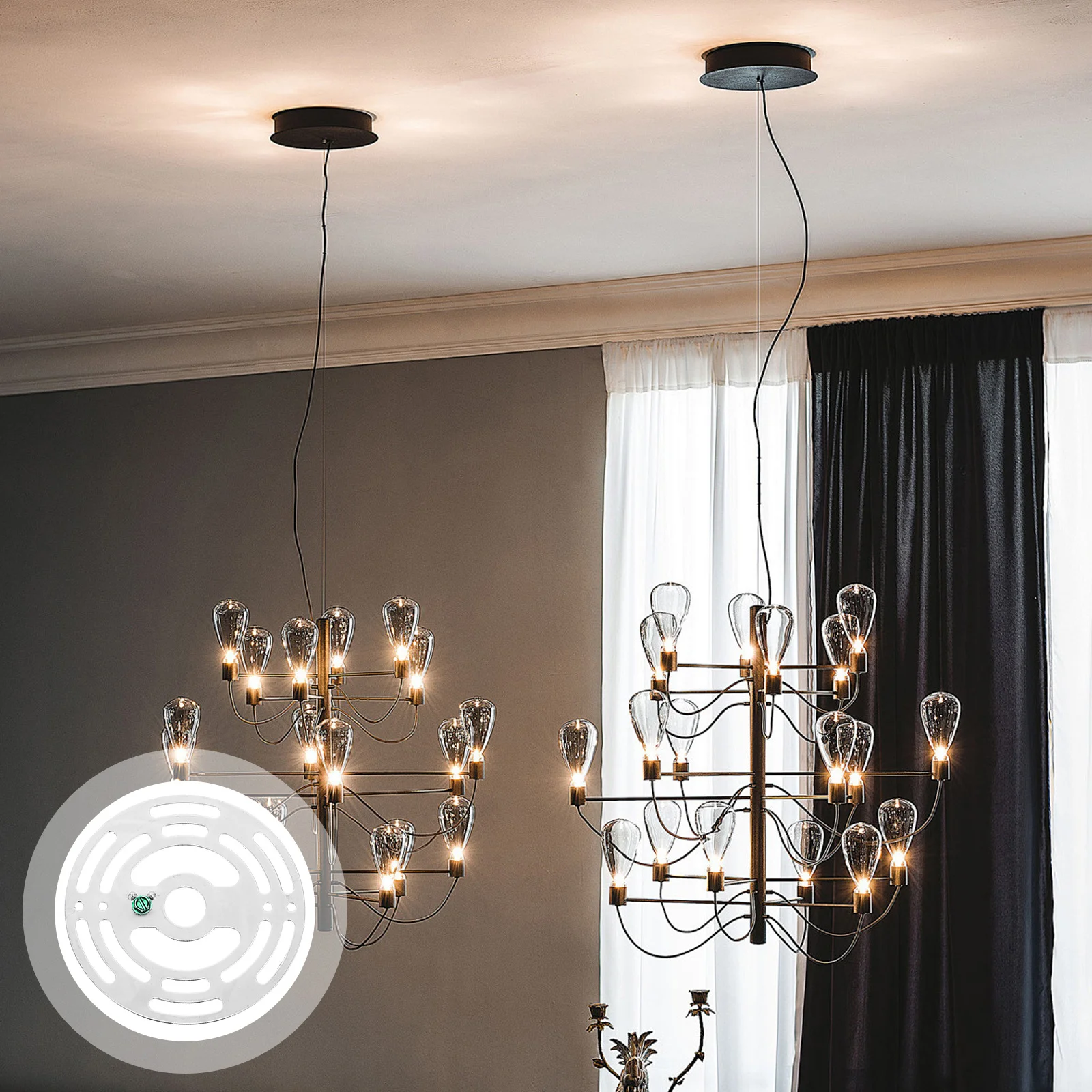 

1Set Iron Lamp Fitting Universal Fixture Light Bracket Accessories DIY Light Tools Mount Brackets Ceiling Wall Mounting