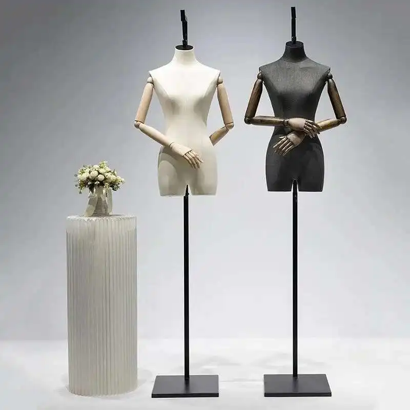

Half-length Mannequin for Women's Clothing Bust Mannequins Female Mannequin for Clothing Store Display Window Hanging Mold Props