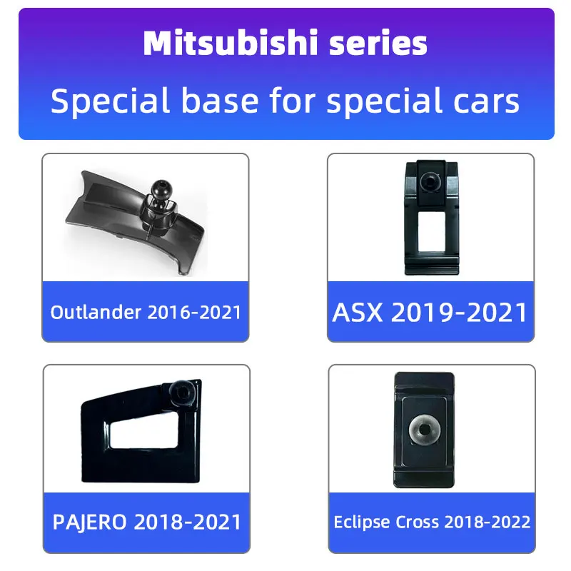 For Mitsubishi Eclipse Cross Outlander Pajero ASX ,Dedicated Mobile Phone Holder Bracket Base,Phone Stand Air outlet Accessory