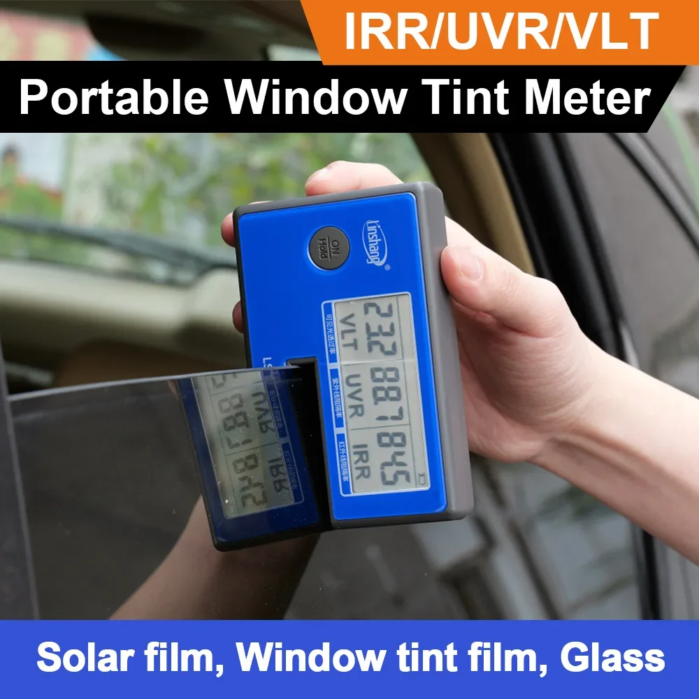 Custom LS162 LS162A 1400nm 940nm IR UV VLT Portable Transmission Meter Car Window Film Tester Tint Meter