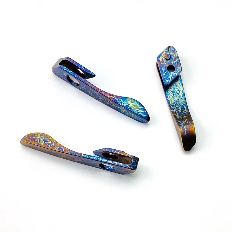 1 PC Custom Made Titanium Alloy Backclip for Strider SNG/SMF Folding Knife