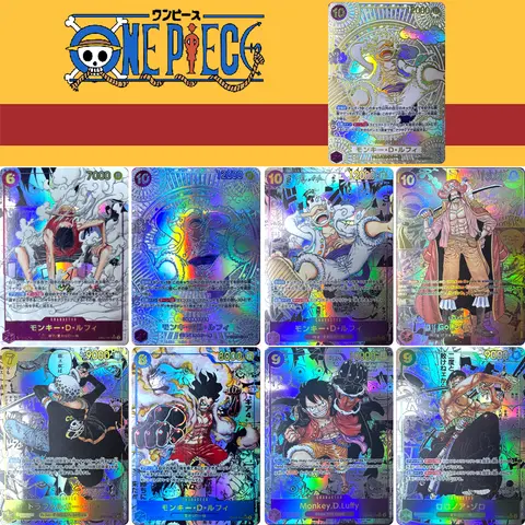 OPCG ONE PIECE Roronoa Zoro Monkey D. Luffy DIY Homemade Collection Card English Japanese Version Toys Christmas Birthday Gift