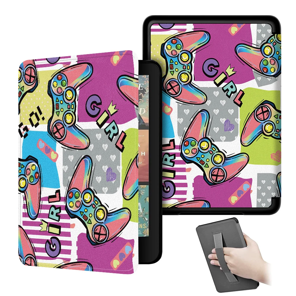 Game Controller Ink E-Reader Case For Kindle Colorsoft Signature Edition 1stGen 7in 2024 Paperwhite 12th Gen Smart Protect Cover