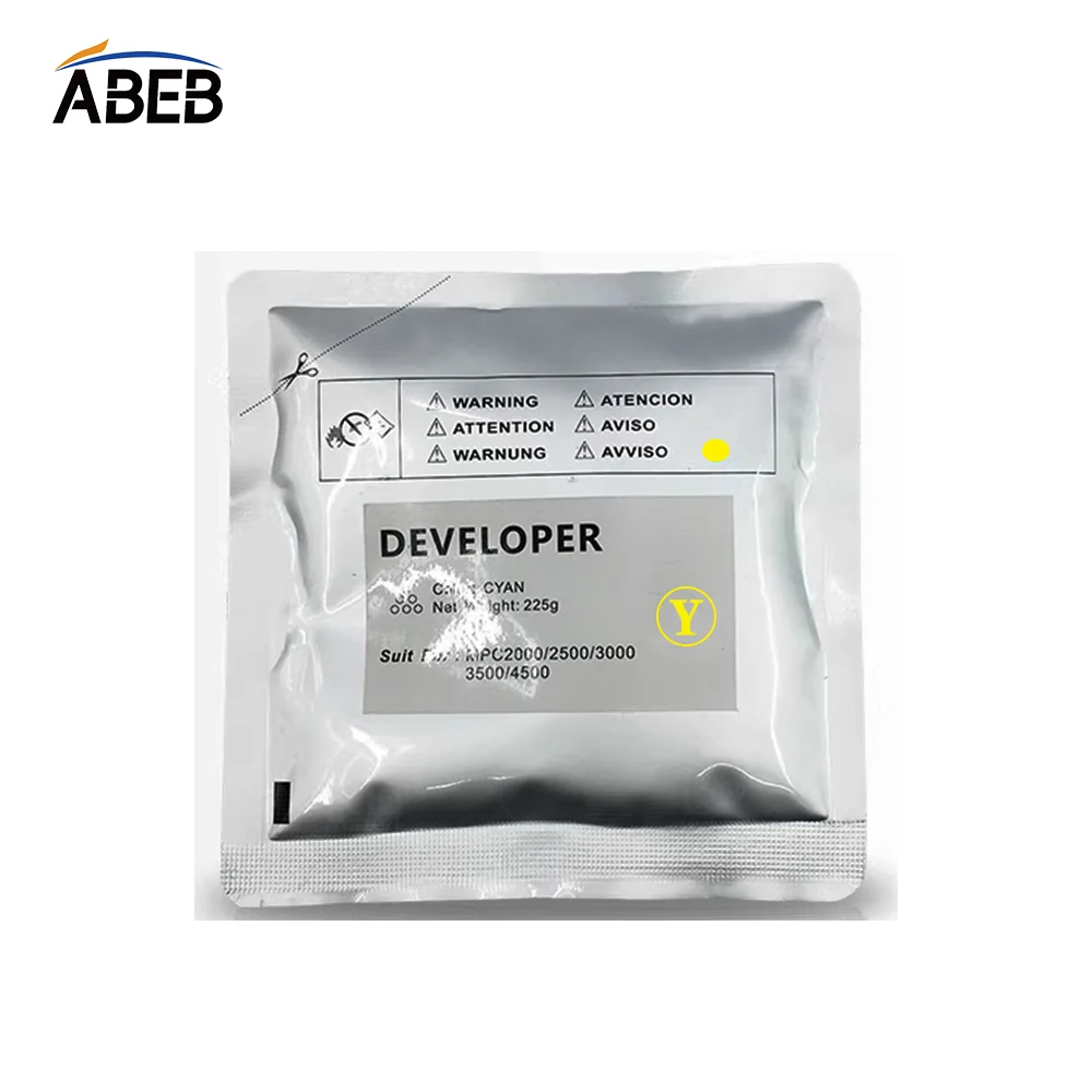 1Set /4PCS MP C2500 Developer Powder For Ricoh MPC2500 MP C2000 C3000 C3500 C4500 High Compatible Copier Color Developer 225g