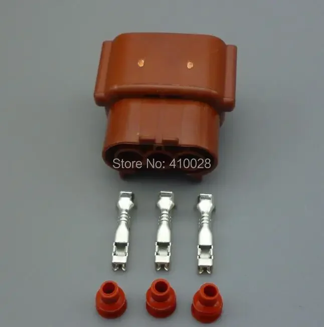 worldgolden 3 Pin 6098-0142 Automotive Ignition Coil Plug Female Socket TPS Throttle Position Sensor Connector For Nissan