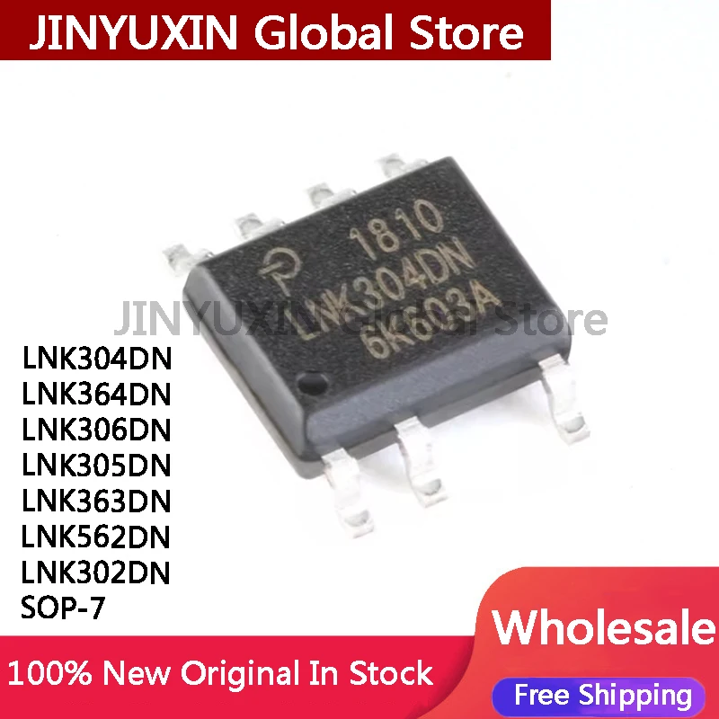 10Pcs LNK304DN LNK364DN LNK306DN LNK305DN LNK363DN LNK562DN LNK302DN SOP-7  IC In Stock Wholesale